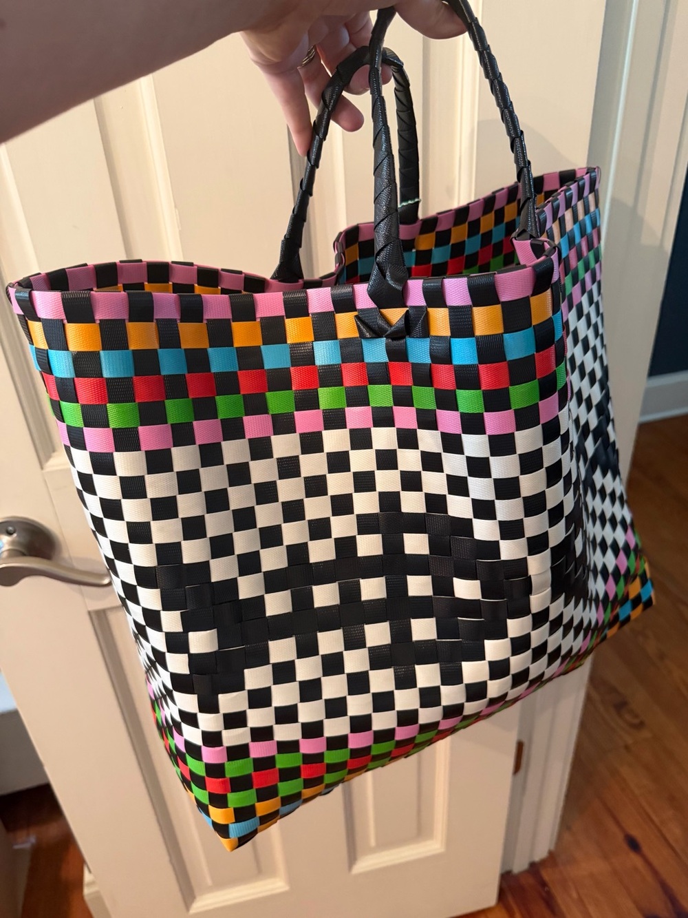 FARM Rio Multi Woven Fish Tote NWT - Picture 5 of 9
